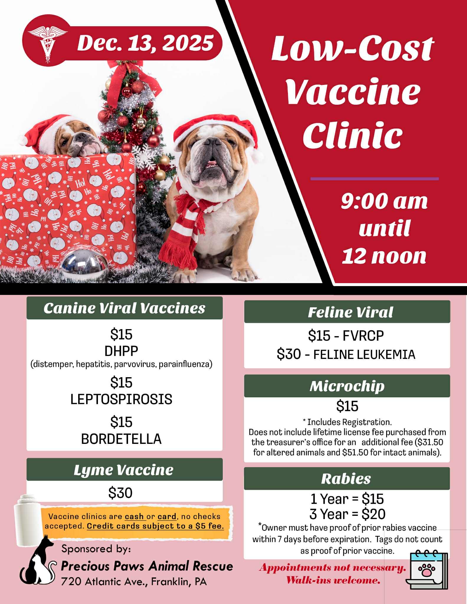 December 2025 Vaccine Clinic